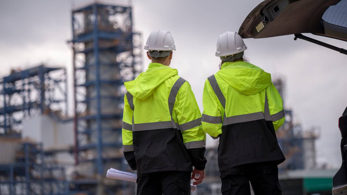 workers wearing high-vis